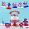 4th of July Centerpieces for Tables - Pack of 9 | Fourth of July Decorations Indoor, Fourth of July Centerpieces | 4th of July Table Decorations, Patriotic Decorations Outdoor, Little DIY